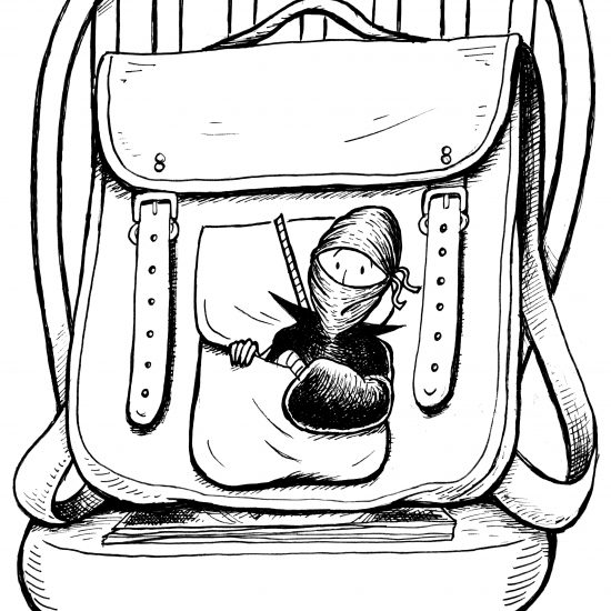 smfa ninja backpack by chari pere