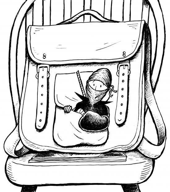 smfa ninja backpack by chari pere