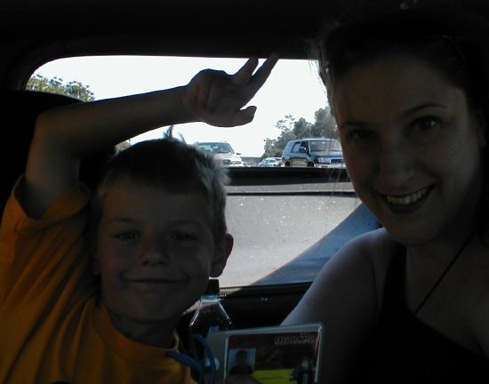 Quinn and Bonnie Gillespie on the 405