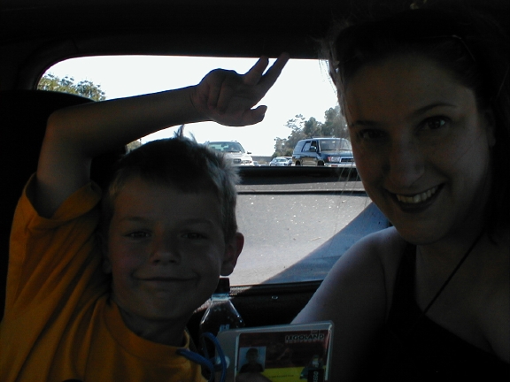 Quinn and Bonnie Gillespie on the 405