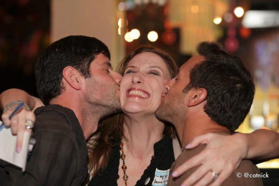Bonnie Gillespie Gets Love from Cute Boys at the TweetUp