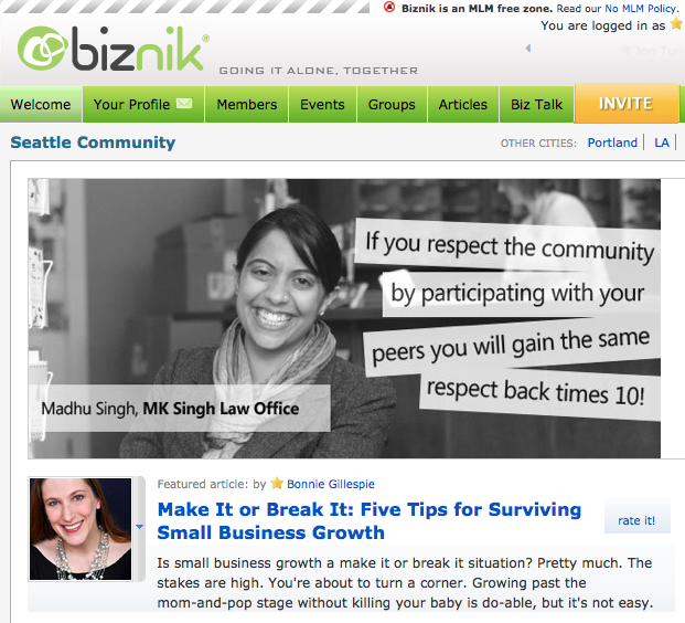 bonnie gillespie on biznik