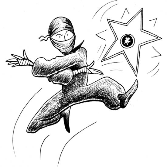 smfa ninja throwing star by chari pere