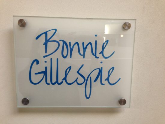 awesome office sign bonnie gillespie