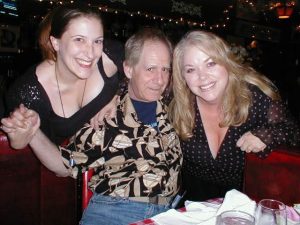 Bonnie Gillespie, Bob Brody, Deb McCarthy at Dan Tana's