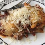 zucchini lasagna serving