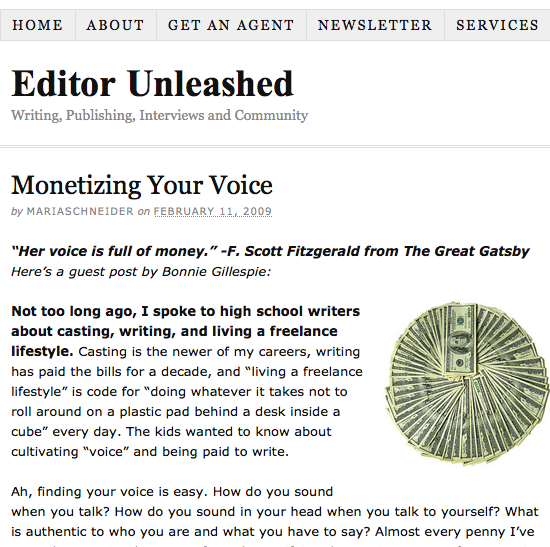 Bonnie Gillespie Monetizing Your Voice