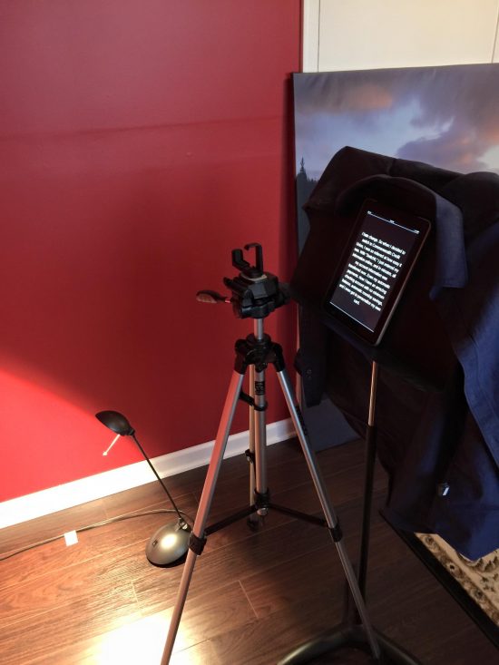 GIGFTNY iPad as TelePrompTer