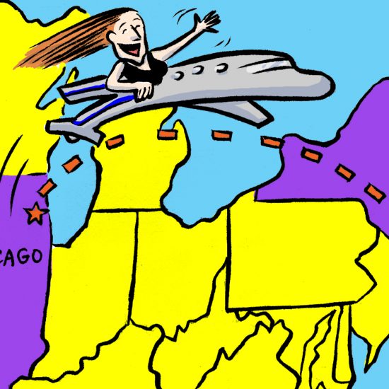 bonnie gillespie fly chicago to ny by chari pere