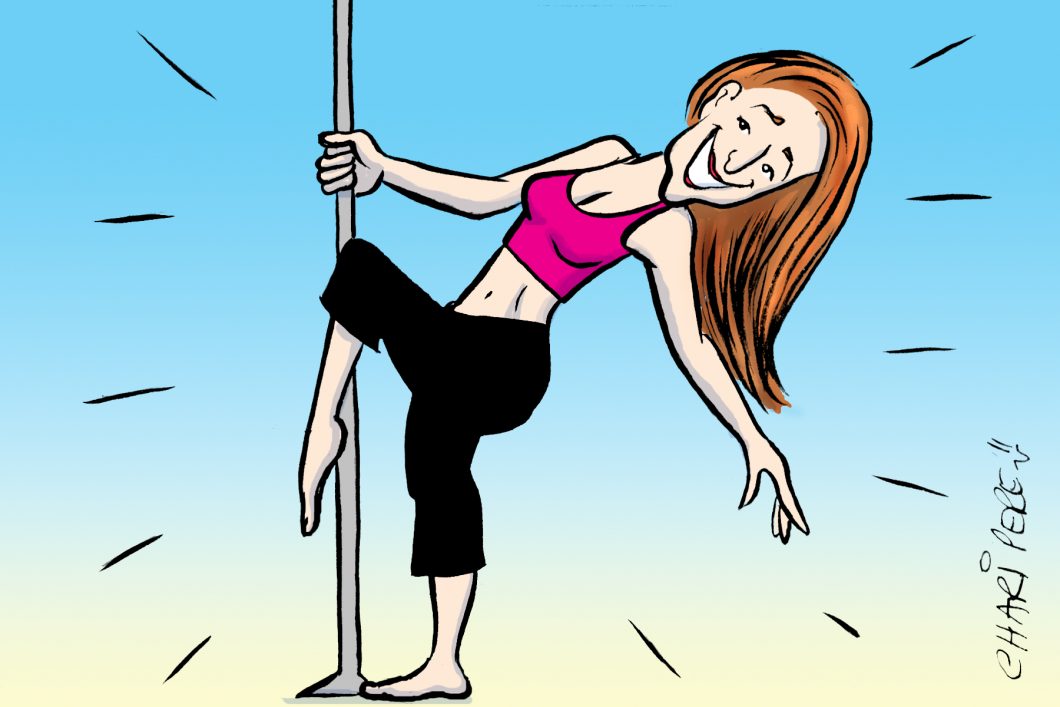 bonnie gillespie on the pole by chari pere