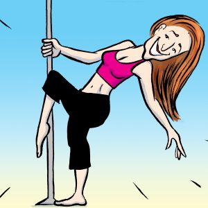 bonnie gillespie on the pole by chari pere
