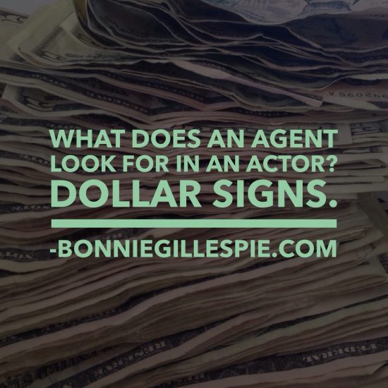 agent looks for dollar signs bonnie gillespie