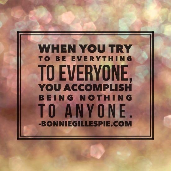 everything to everyone bonnie gillespie