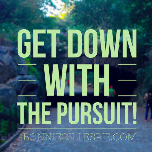 get down with the pursuit bonnie gillespie