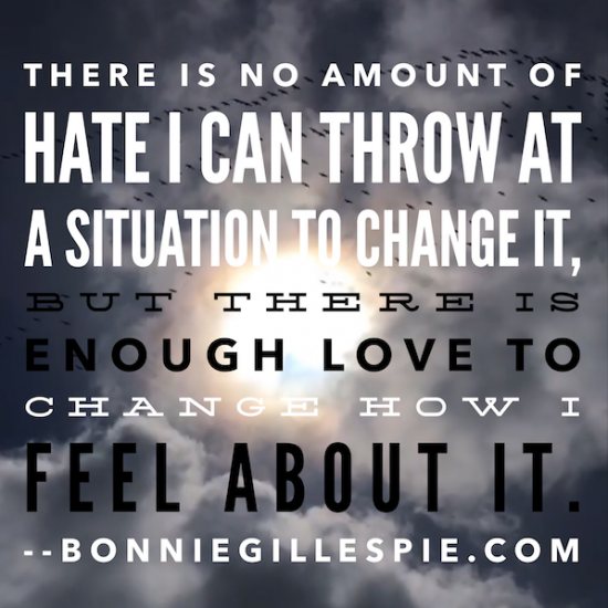 no amount of hate bonnie gillespie