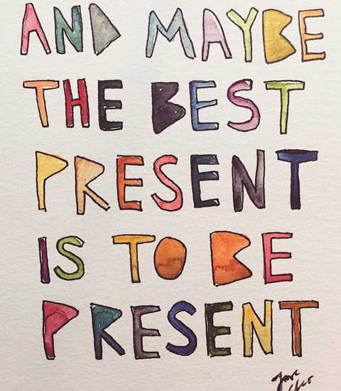 be present by cleo wade