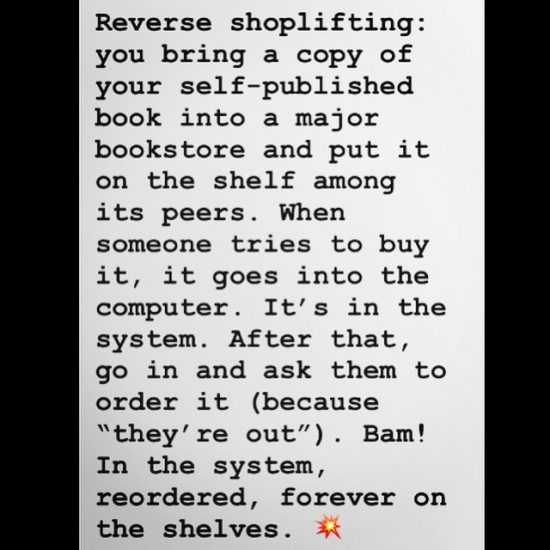reverse shoplifting by bonnie gillespie