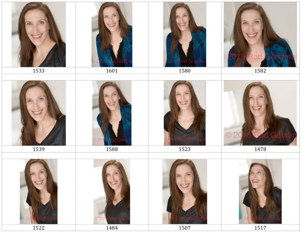 help bonnie gillespie pick a headshot