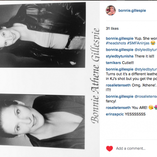 old bonnie gillespie headshots