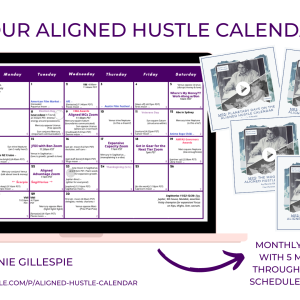 Bonnie Gillespie's Aligned Hustle Calendar Promo