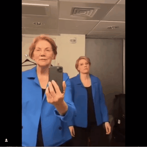 Kate McKinnon and Elizabeth Warren Flip The Switch