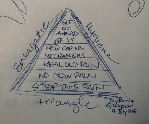 energetic hygiene triangle by bonnie gillespie