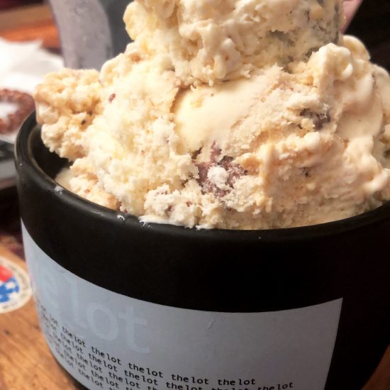 Totally reasonable amount of ice cream for Bonnie Gillespie.