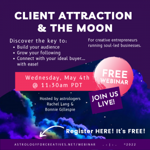 Astrology for Creatives Webinar with Bonnie Gillespie and Rachel Lang