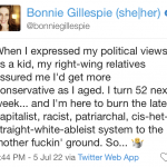 Bonnie Gillespie is opinionated.