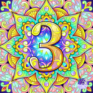 numerology 3 paint by number
