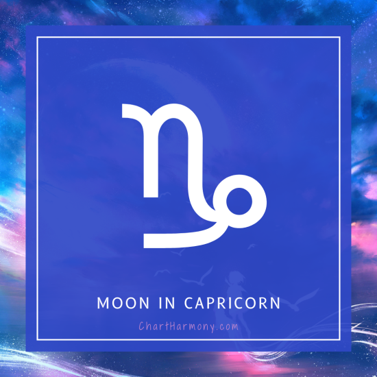 Chart Harmony with the Moon in Capricorn