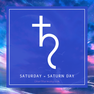 Planetary Day: Saturday = Saturn Day