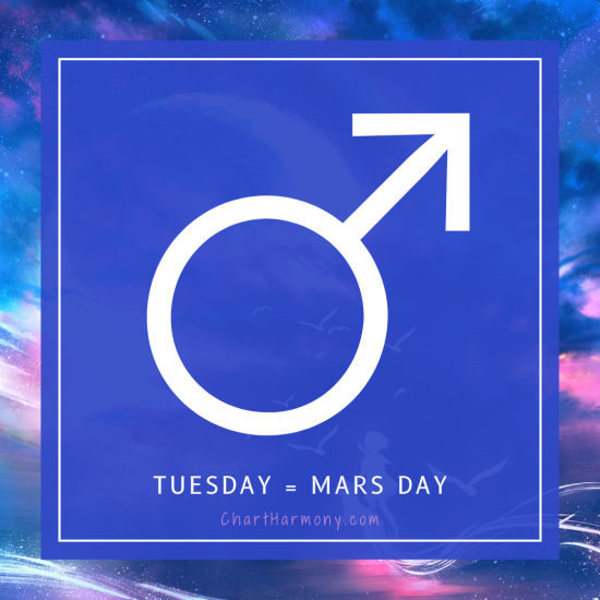 Planetary Day: Tuesday = Mars Day