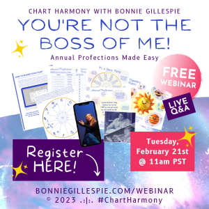 Annual Profections Made Easy - a Chart Harmony webinar with Bonnie Gillespie