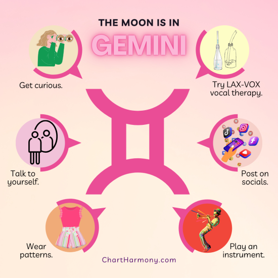 Chart Harmony - Moon in Gemini