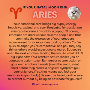 Moon in Aries - Chart Harmony