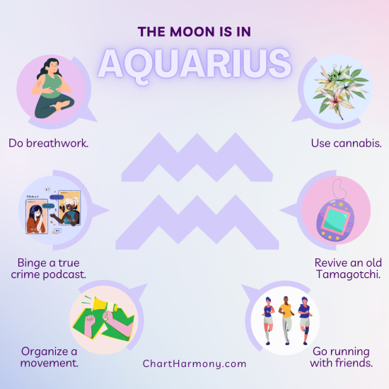 Chart Harmony - Aquarius Moon