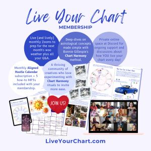 Live Your Chart - join Bonnie Gillespie every month