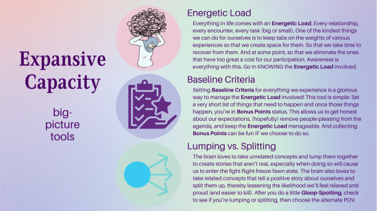 infographic of Expansive Capacity big-picture tools