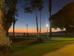 our santa monica bluffs after sunset