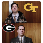 uga ga tech mad men meme