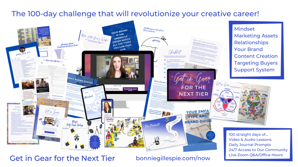 assets from Get in Gear for the Next Tier by Bonnie Gillespie